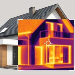 Audyt energetyczny budynku – badanie termowizyjne domu jednorodzinnego