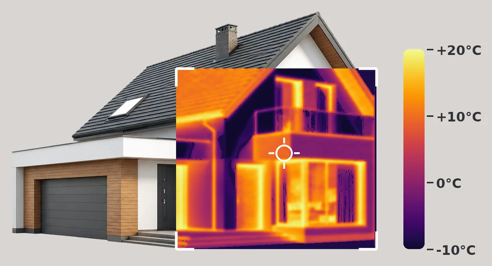 Audyt energetyczny budynku – badanie termowizyjne domu jednorodzinnego